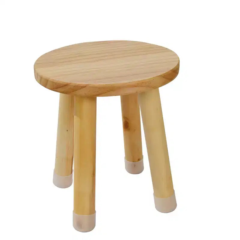 Set Tavolo e 2 Sedie per Bambini in Legno Naturale, Rettangolare, 3 Pezzi