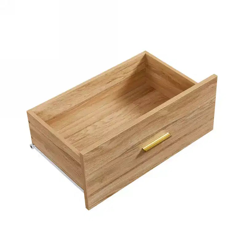 Cassettiera a 9 cassetti – Venatura del legno naturale, MDF, Utente singolo