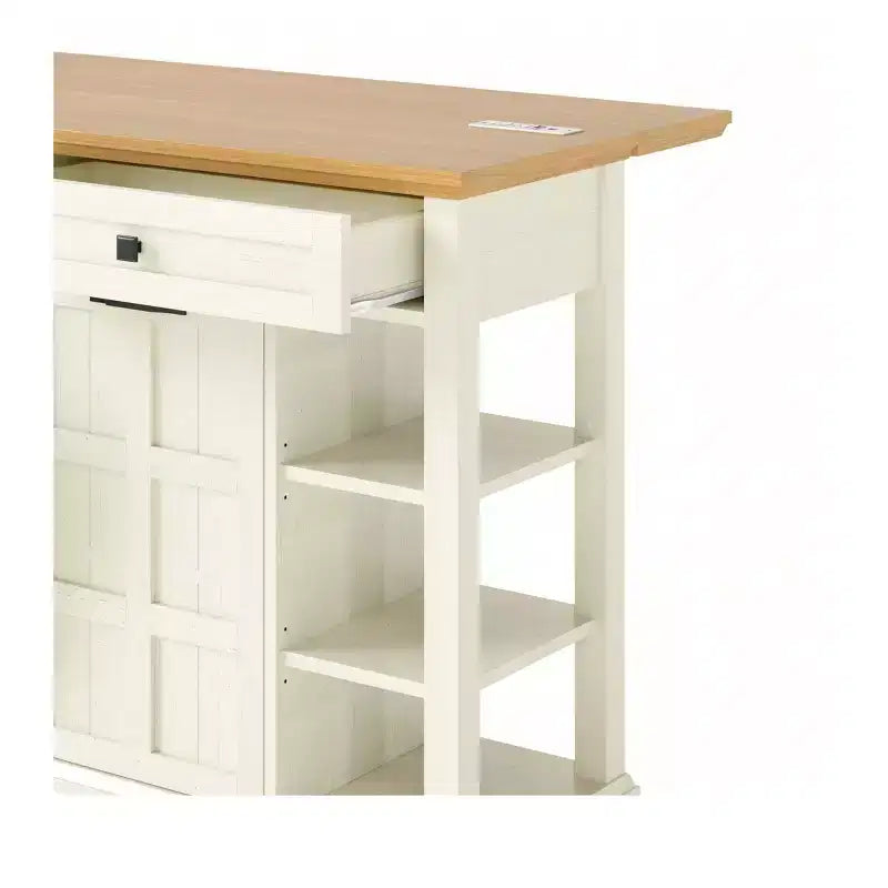 Libreria bianca a 4 ripiani con 2 cassetti e 2 ante