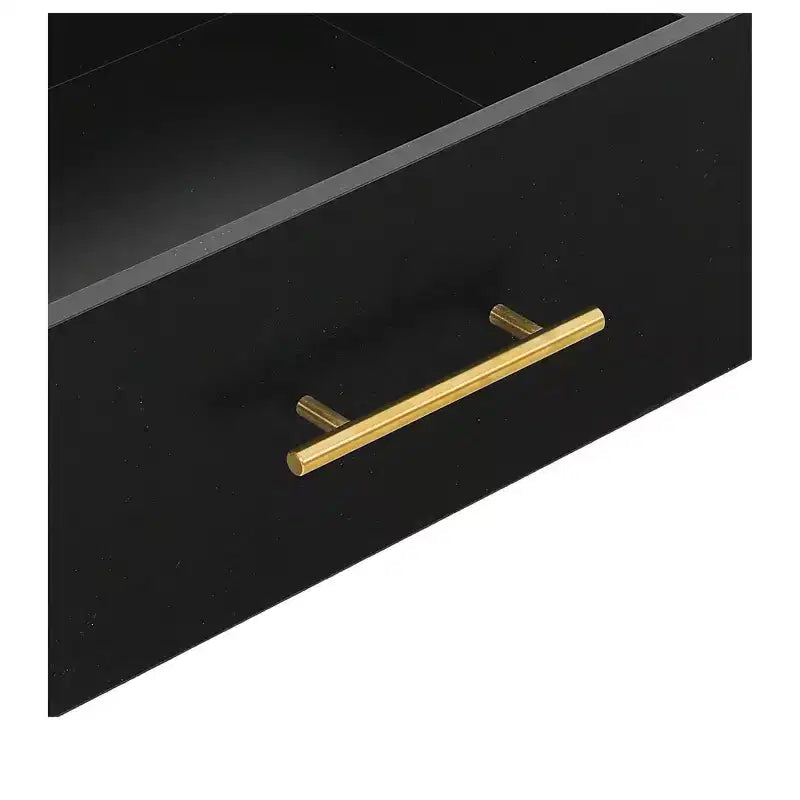 Isola cucina con ruote, ribalta e 2 sgabelli – Nero/Bianco, 2 posti