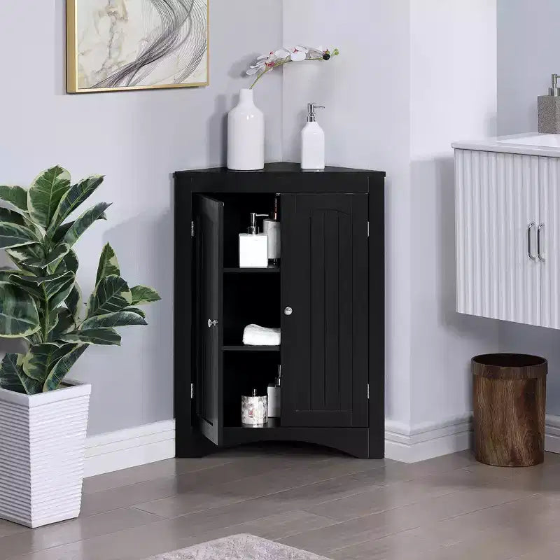 Mobile contenitore alto per bagno con cassetti e ripiani a giorno – Nero / Caffè / Grigio / Rovere / Bianco