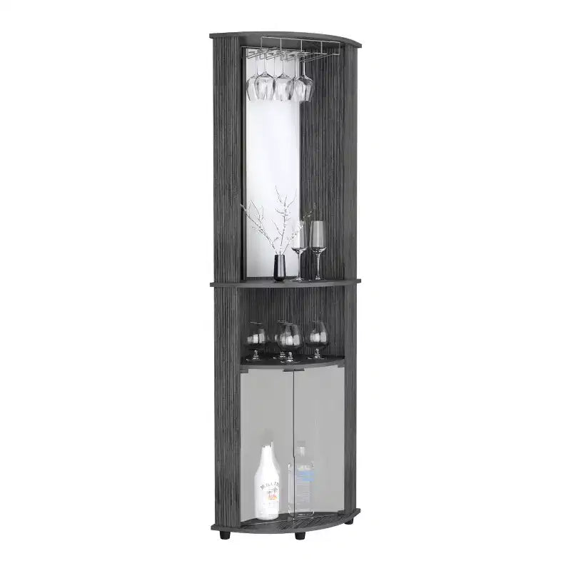 Mobile contenitore alto per bagno con cassetti e ripiani a giorno – Nero / Caffè / Grigio / Rovere / Bianco