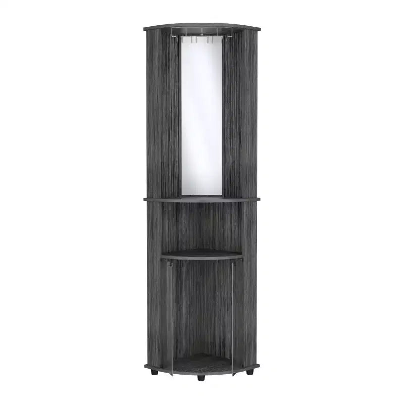 Mobile contenitore alto per bagno con cassetti e ripiani a giorno – Nero / Caffè / Grigio / Rovere / Bianco