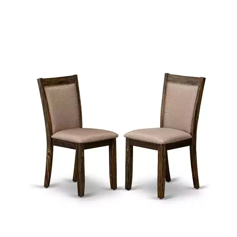 Set tavolo da pranzo allungabile rettangolare marrone, finta pelle, 2 posti