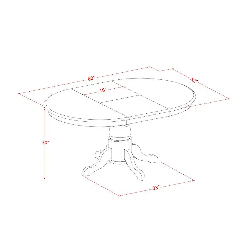 Set da pranzo 7 pezzi in legno marrone sella e similpelle, 6 posti