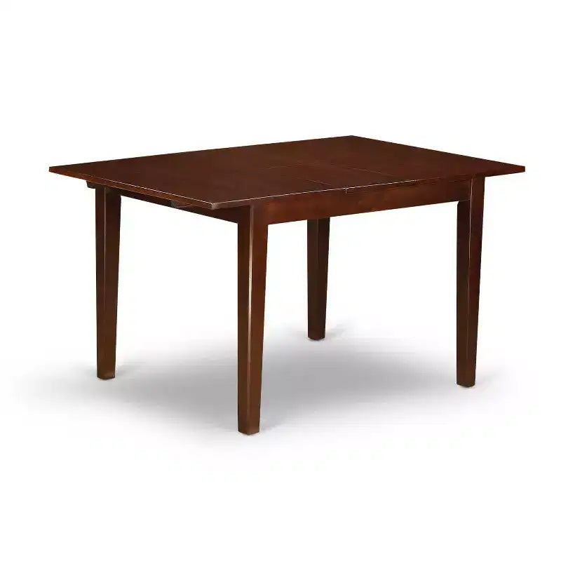 Set da pranzo rettangolare marrone, stile rustico, 4 posti (3 pezzi)